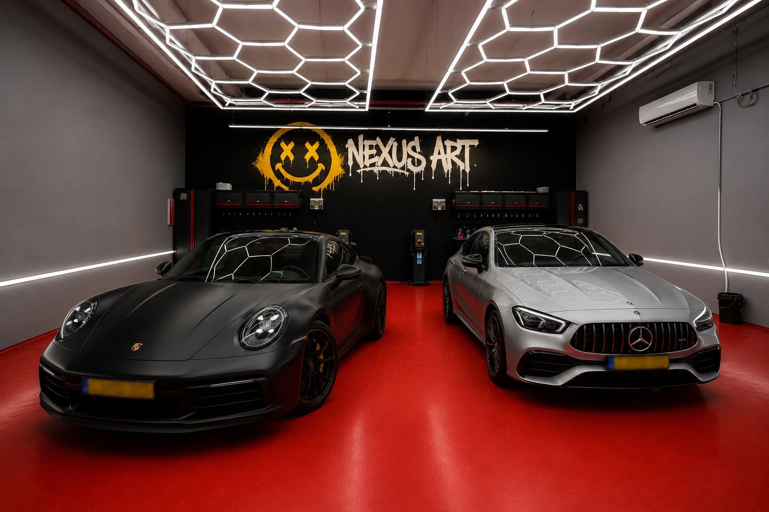 Porsche מט ו-Mercedes AMG GT עם ציפוי PPF